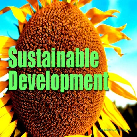 Sustainable development