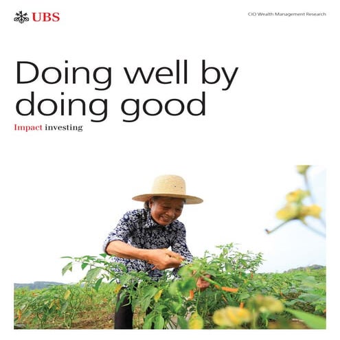 Sustainable Investing & Impact Investing