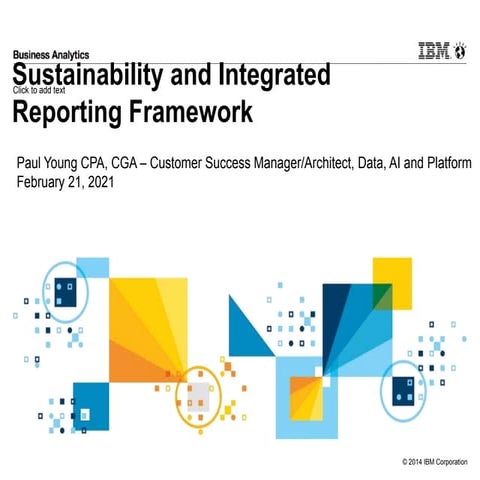 Sustainability and Integrated Reporting | PPTX