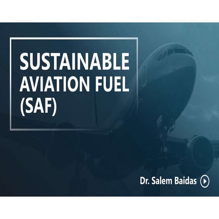 Sustainable Aviation Fuel | PDF