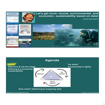 Let’s get more – social, environmental, and economic – sustainability based o...