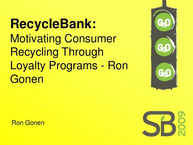 RecycleBank Motivating Consumer Recycling Through Rewards Programs