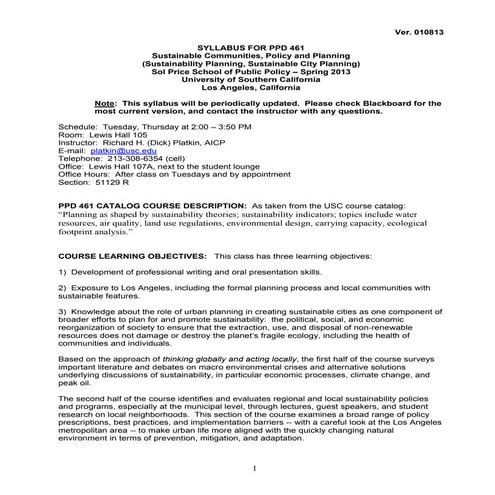 Sustainable communities, policy, and planning