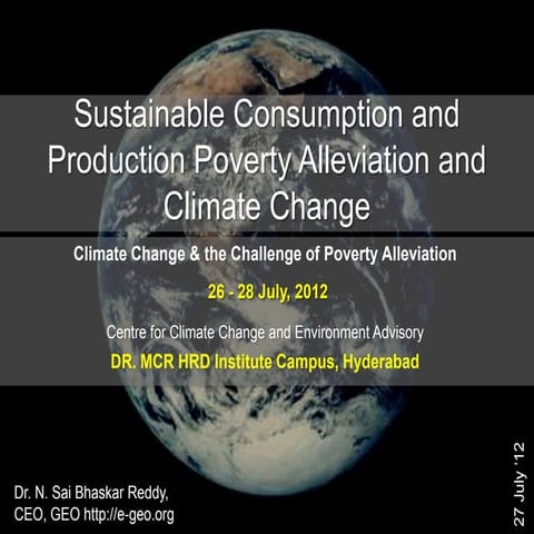 Sustainable consumption and production climate change