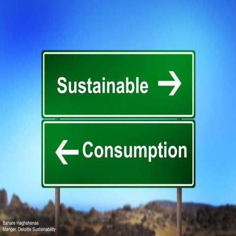 Sustainable consumption | PPT