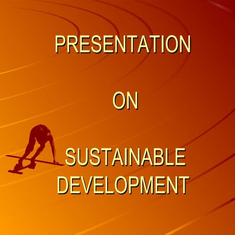 Sustainable development