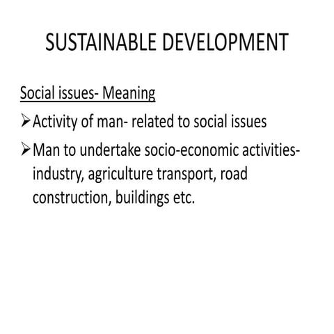 Sustainable development (Sociology)