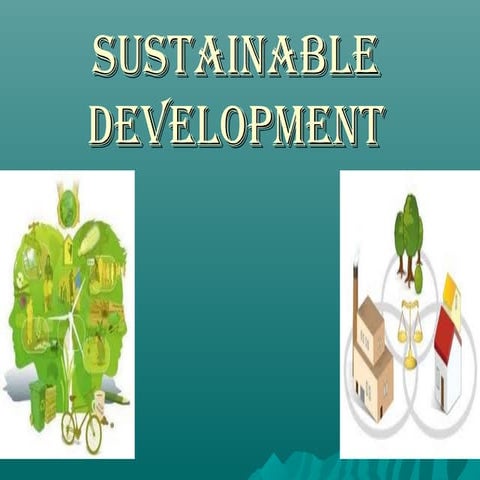 Sustainable development