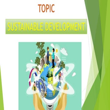 Sustainable development