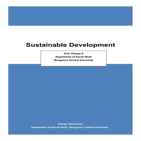 Sustainable development