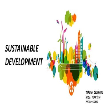 sustainable development - Presentation (Environment)