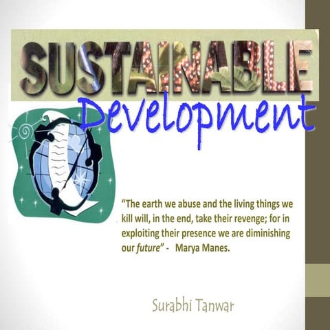 Sustainable development  brundtland report, ppp, equity