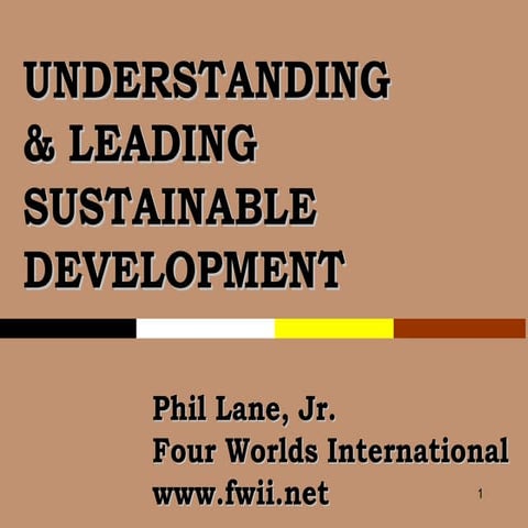 Sustainable development 4