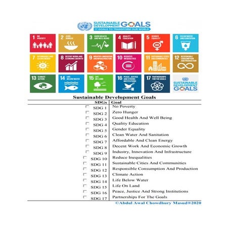 Sustainable development goals | PDF