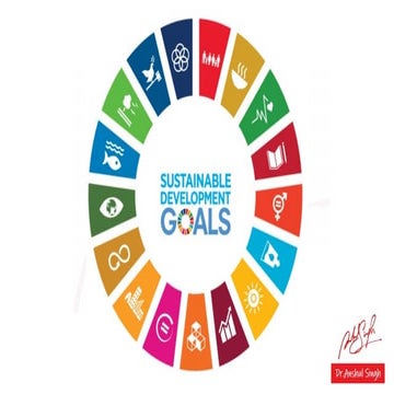 Sustainable Development Goals I Millennium development goals I Dr.Singh