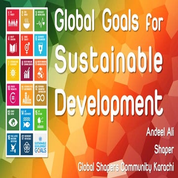 How Sustainable Development Works #SDGs