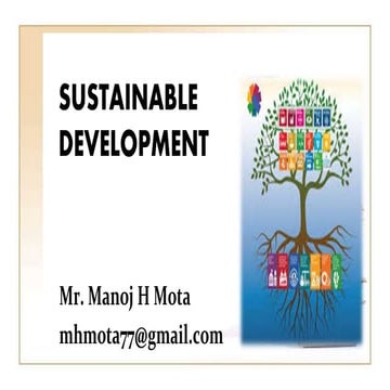 Sustainable development