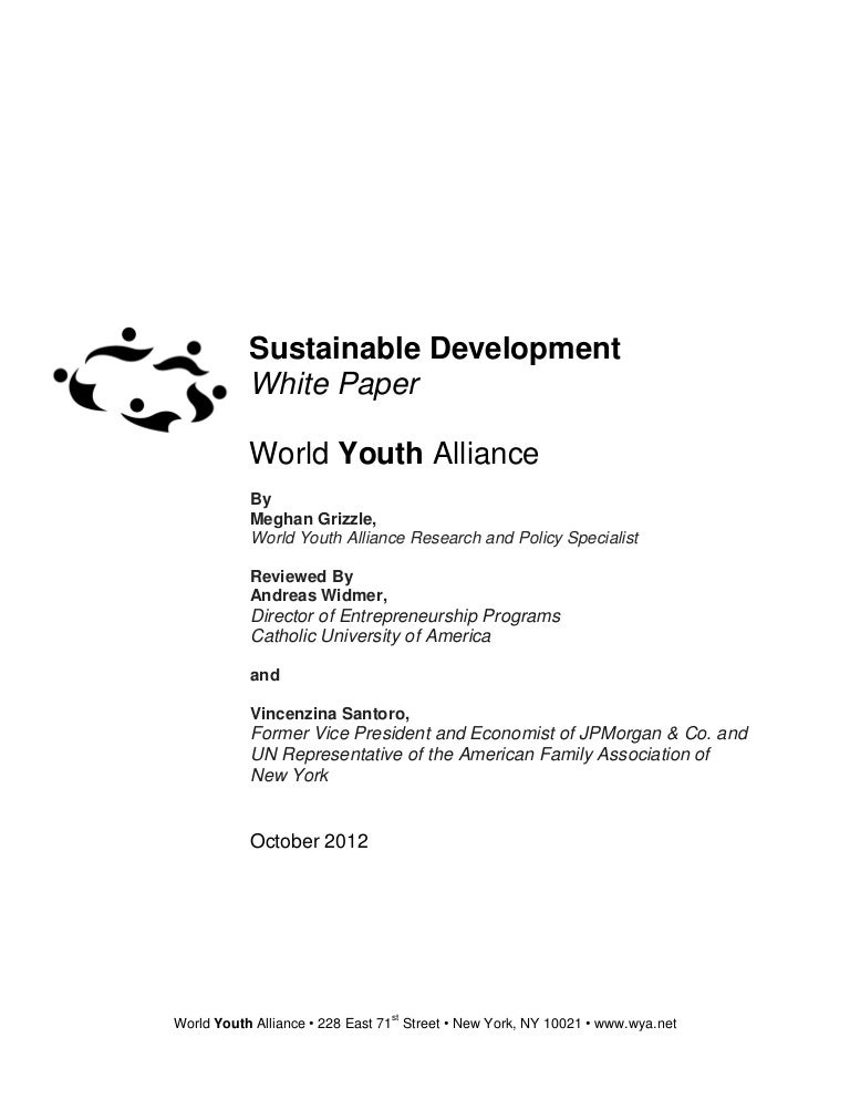 Sustainable development essay
