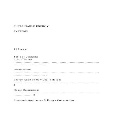SUSTAINABLE ENERGY SYSTEMS  1  P a g e .docx