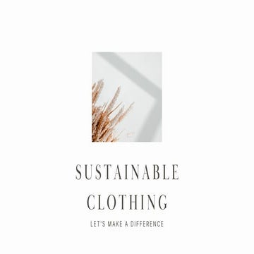Sustainable Fashion Pdf