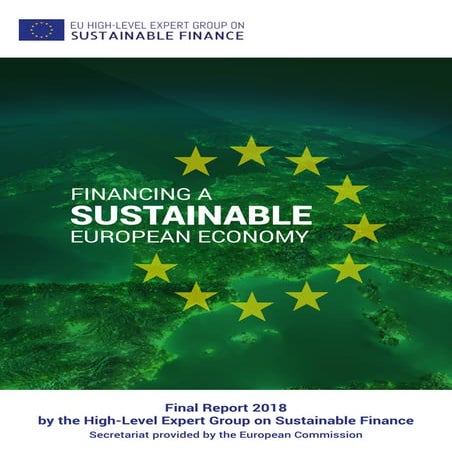 Sustainable finance final report 2018 action plan EU