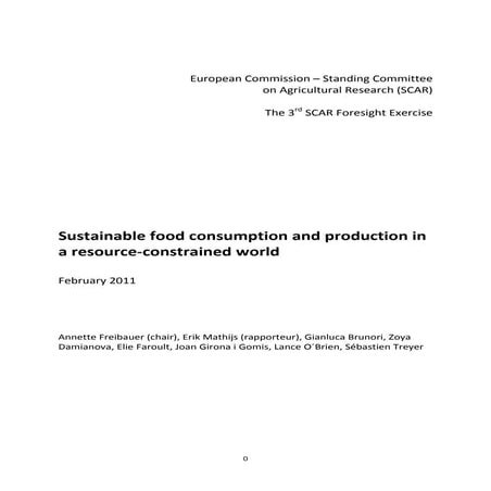 Sustainable food consumption and production | PDF