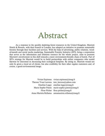 Sustainable Forestry