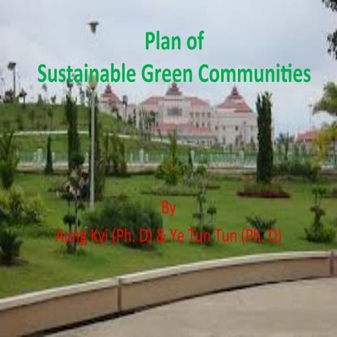 Sustainable  green community
