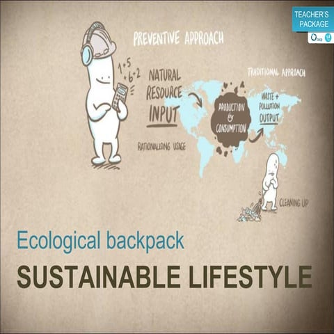 Teacher's package, Sustainable Lifestyle