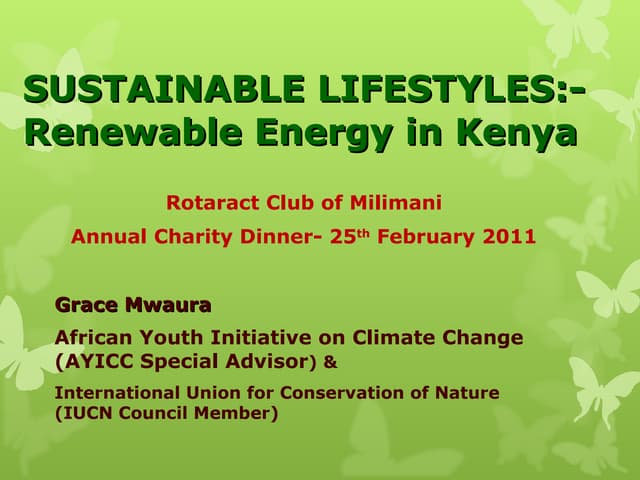 Understanding Renewable Energy in Kenya