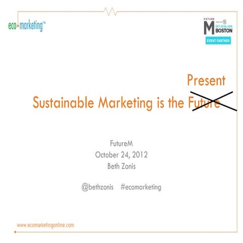 Sustainable Marketing is the Future
