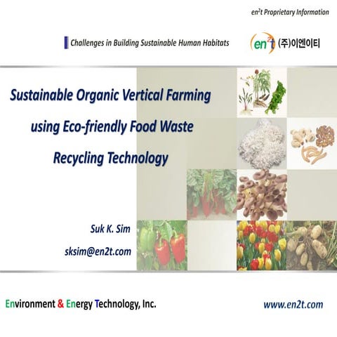Sustainable Organic Vertical Farming | PDF