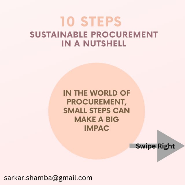 Sustainable Procurement