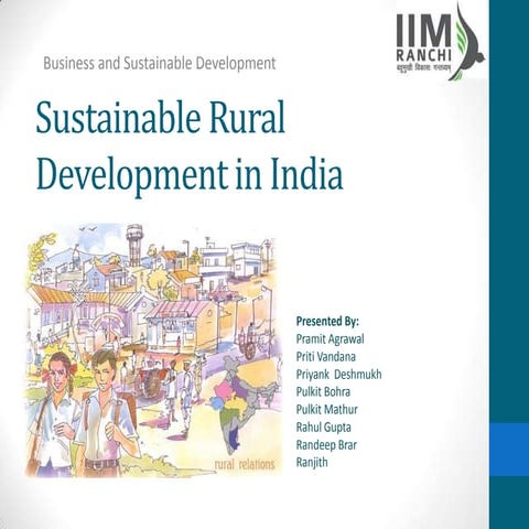 Sustainable rural development group 7 | PPTX