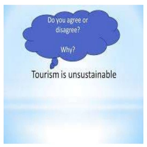 Understanding Sustainable Development Goals and Tourism | PDF