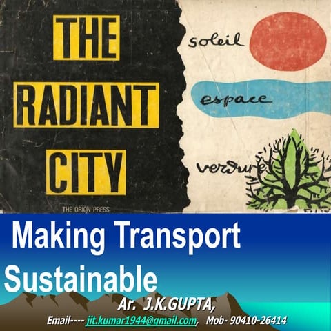 Making Transport Sustainable   