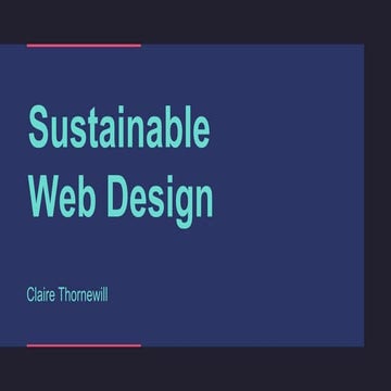 Start Your Journey In Creating Sustainable Web Designs