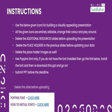 "Sustainathon: Empowering Sustainability Through Innovation - Pitch Deck for ...