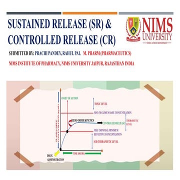 Sustained and controlled release drug delivery system | PPTX