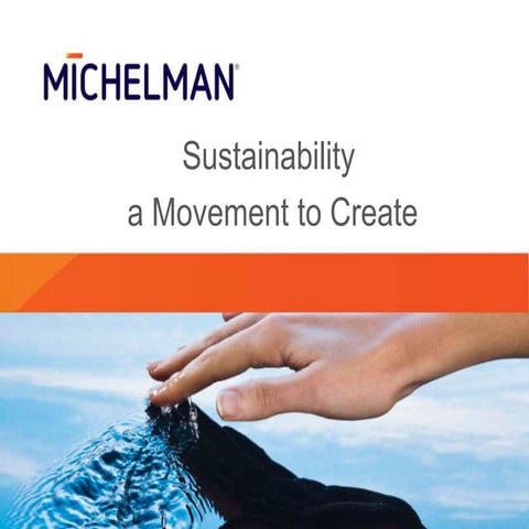 Sustainibility a movement to create
