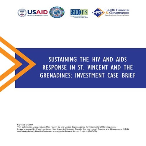 Sustaining the HIV and AIDS Response in St. Vincent and the Grenadines: Inves...