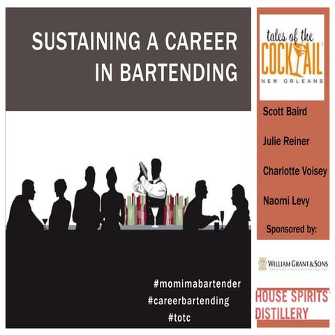 Sustaining a Career in Bartending