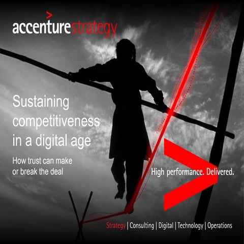 Sustaining Competitiveness in a Digital Age: How Trust Can Make or Break The ...