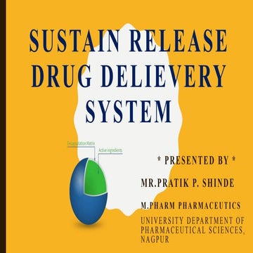 Sustain release drug delievery system