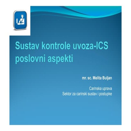 Sustav kontrole uvoza ics | PDF