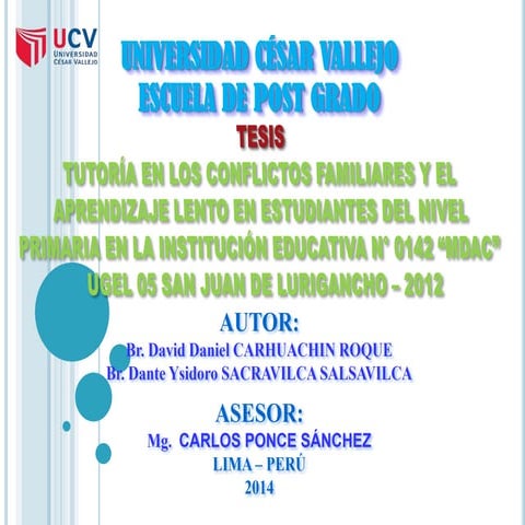 Sustentación ucv