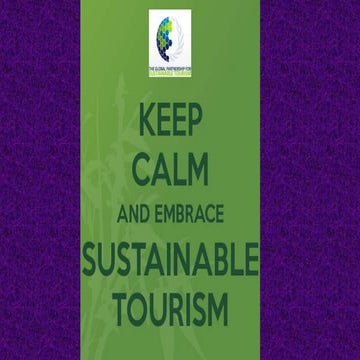 Understanding Sustainable Development Goals and Tourism | PDF