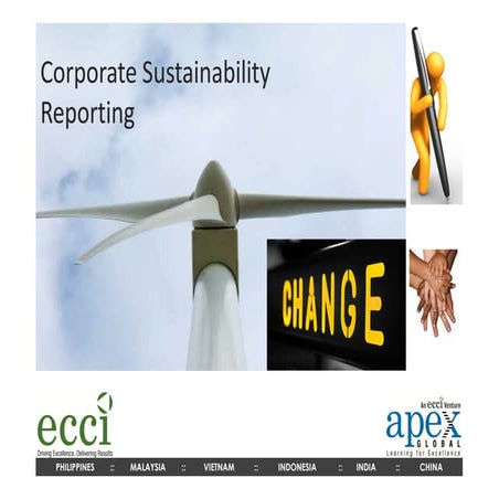Corporate Sustainability Reporting