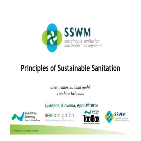 SustSan workshop: Principles of Sustainable Sanitation by Tandiwe Erlmann