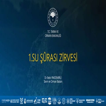 1. Su Şurası Zirvesi